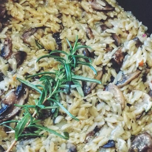Rosemary Mushroom Risotto Forward Food
